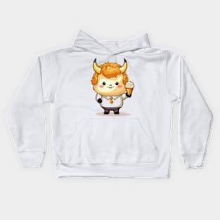 Sheep kawaii ice cream cone junk food T-Shirt cute  funny Kids Hoodie